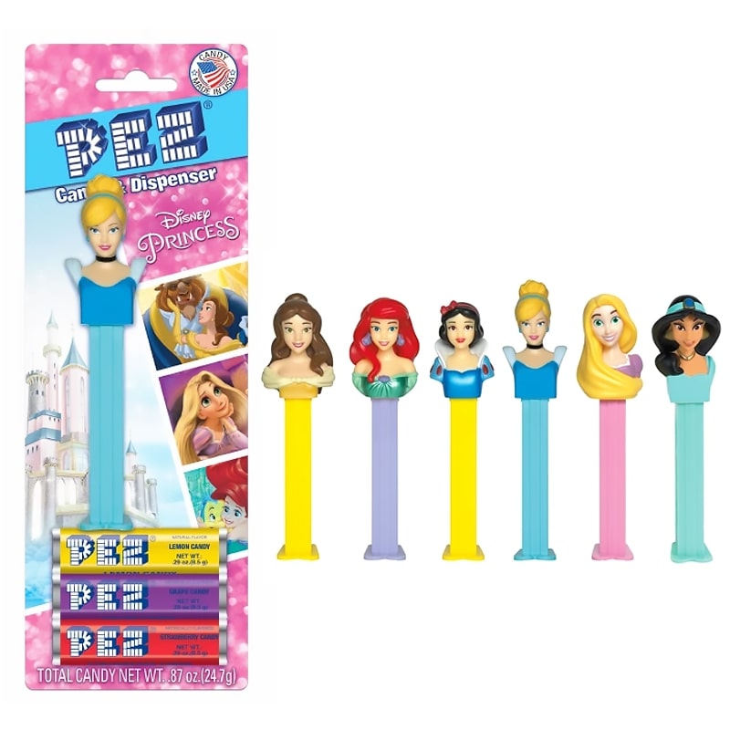 PEZ BLISTER DISNEY PRINCESS 0.87OZ