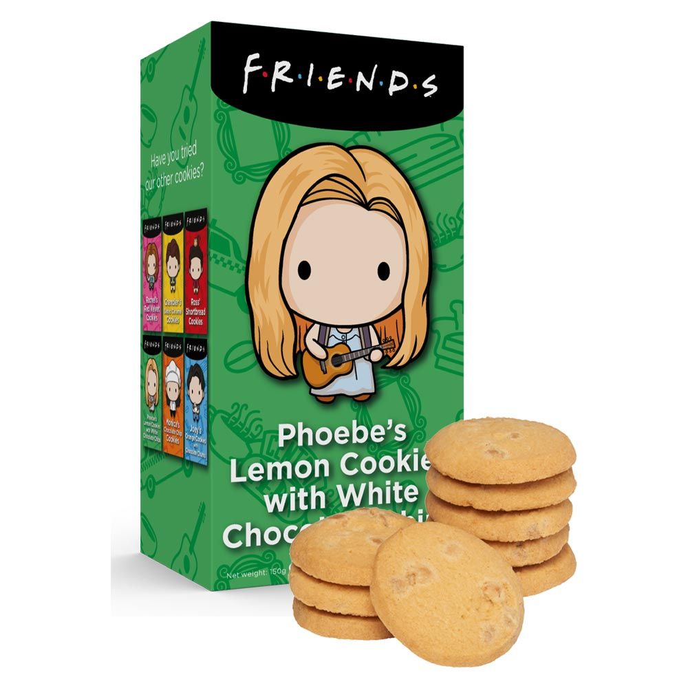 PHOEBE'S LEMON WHITE CHOCOLATE CHIP COOKIES 150G