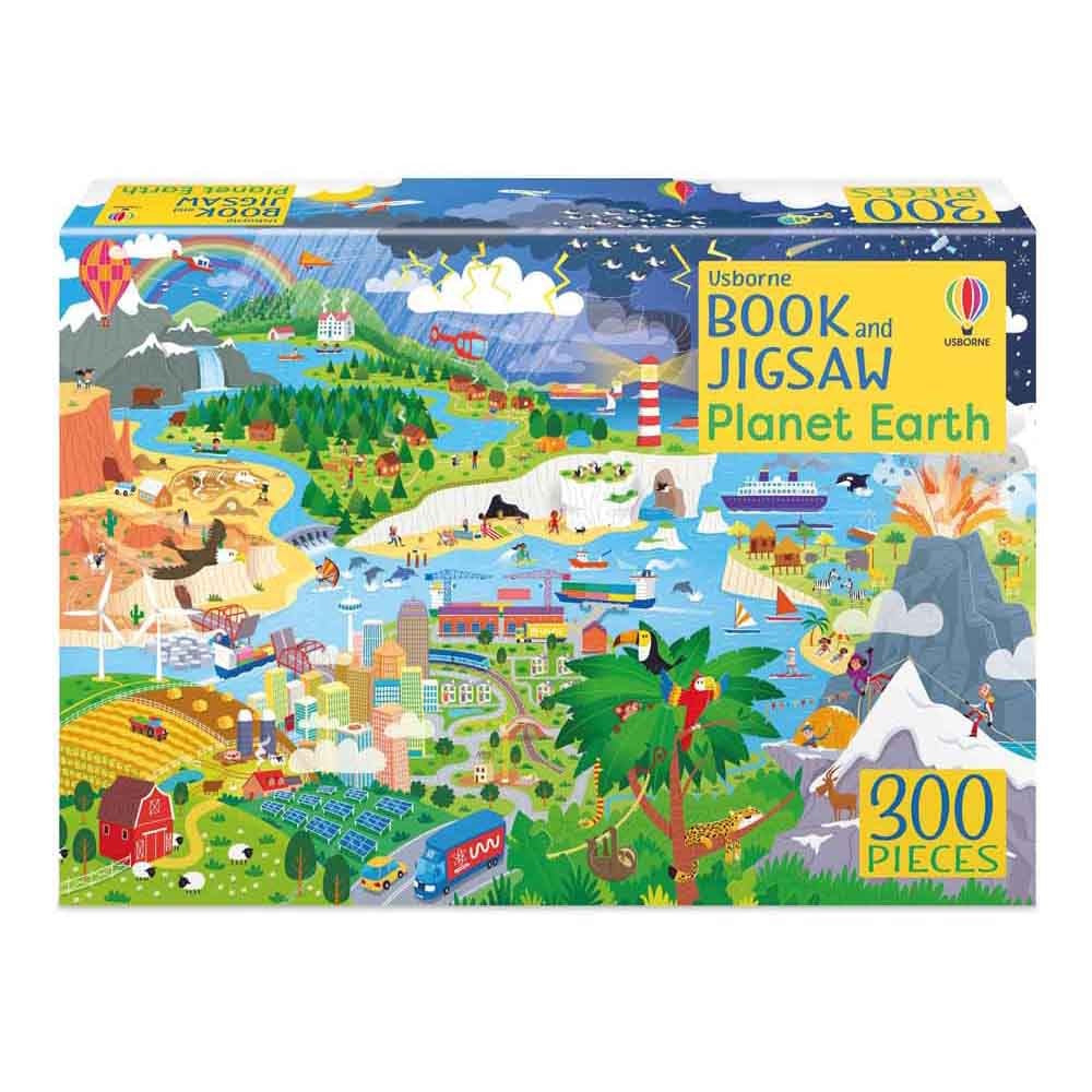 PLANET EARTH USBORNE BOOK AND JIGSAW