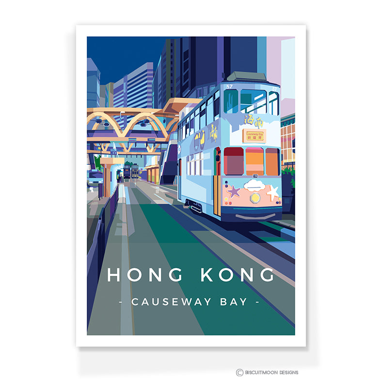 Causeway Bay Postcard | Bookazine HK
