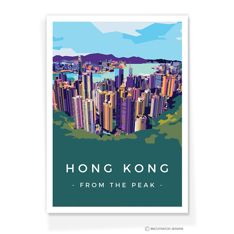 From the Peak Postcard | Bookazine HK