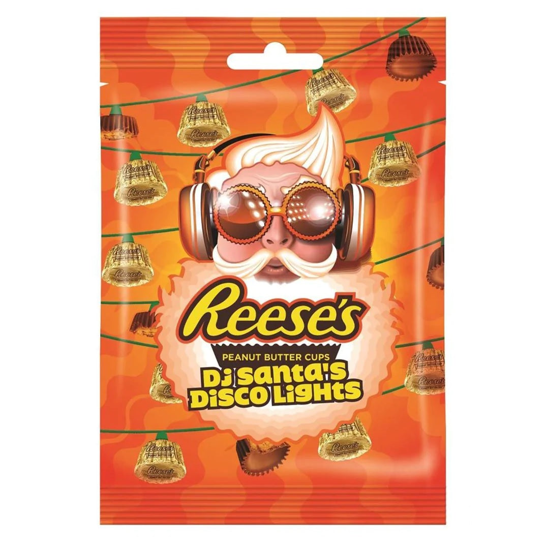 Reese's Peanut Butter Cups Santa Disco Lights Bag 72G | Bookazine HK