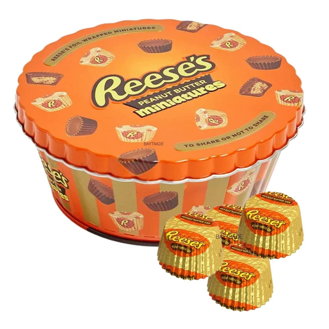 REESE'S PEANUT BUTTER CUP MINIATURES GIFT TIN 345G