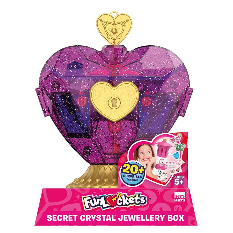 SECRET CRYSTAL JEWELLERY BOX(HEART SHAPE)