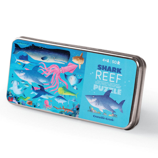 SHARK REEF PUZZLE TIN 50PCS BOOKAZINE 