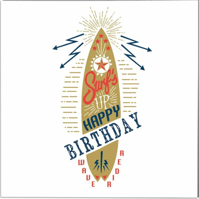 Surf's Up Happy Birthday - Bookazine