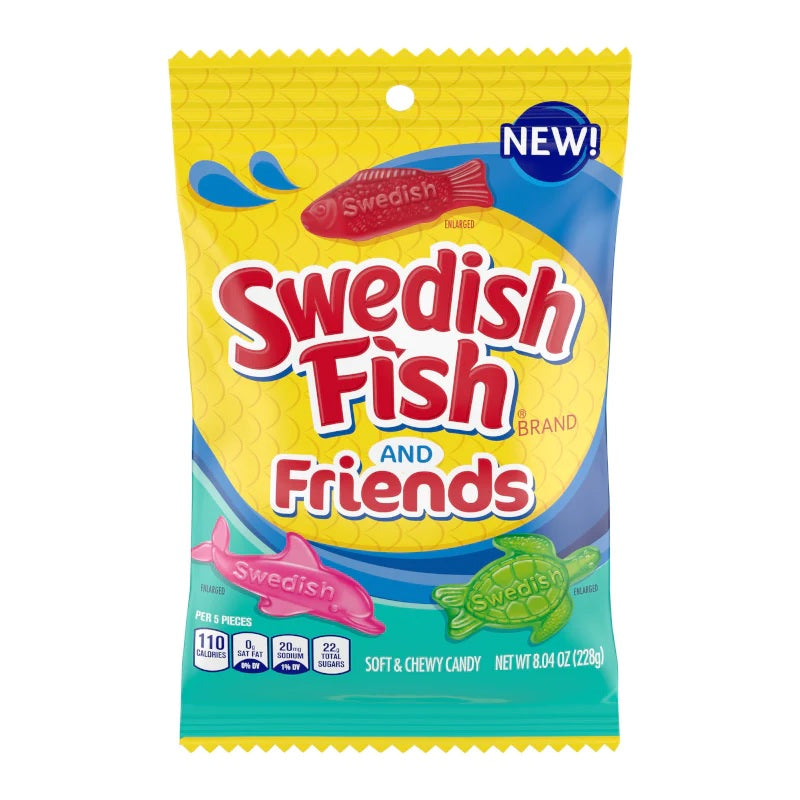 SWEDISH FISH &amp; FRIENDS 5.07OZ