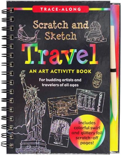 Scratch & Sketch(tm) Travel (Trace Along)