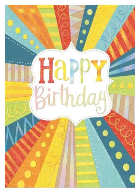 Happy Birthday From Us Retro Card bookazine