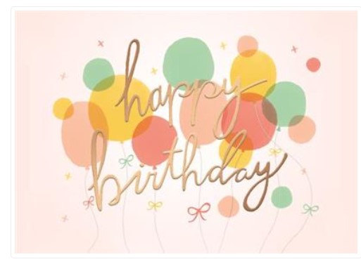 Balloons &amp; Bows Birthday Card