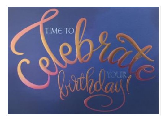 Time To Celebrate Birthday Card