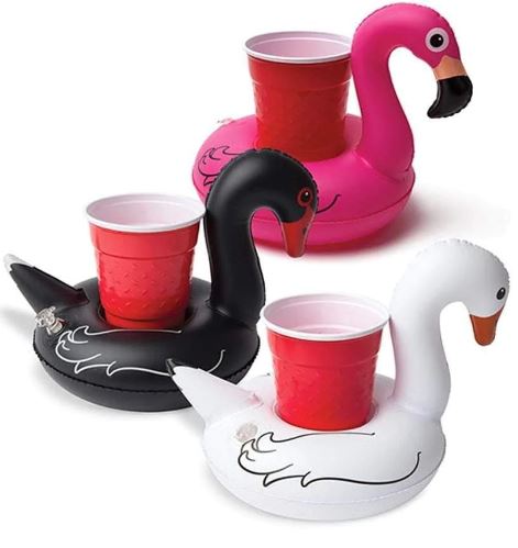 TROPICAL BIRDS BEVERAGE BOAT