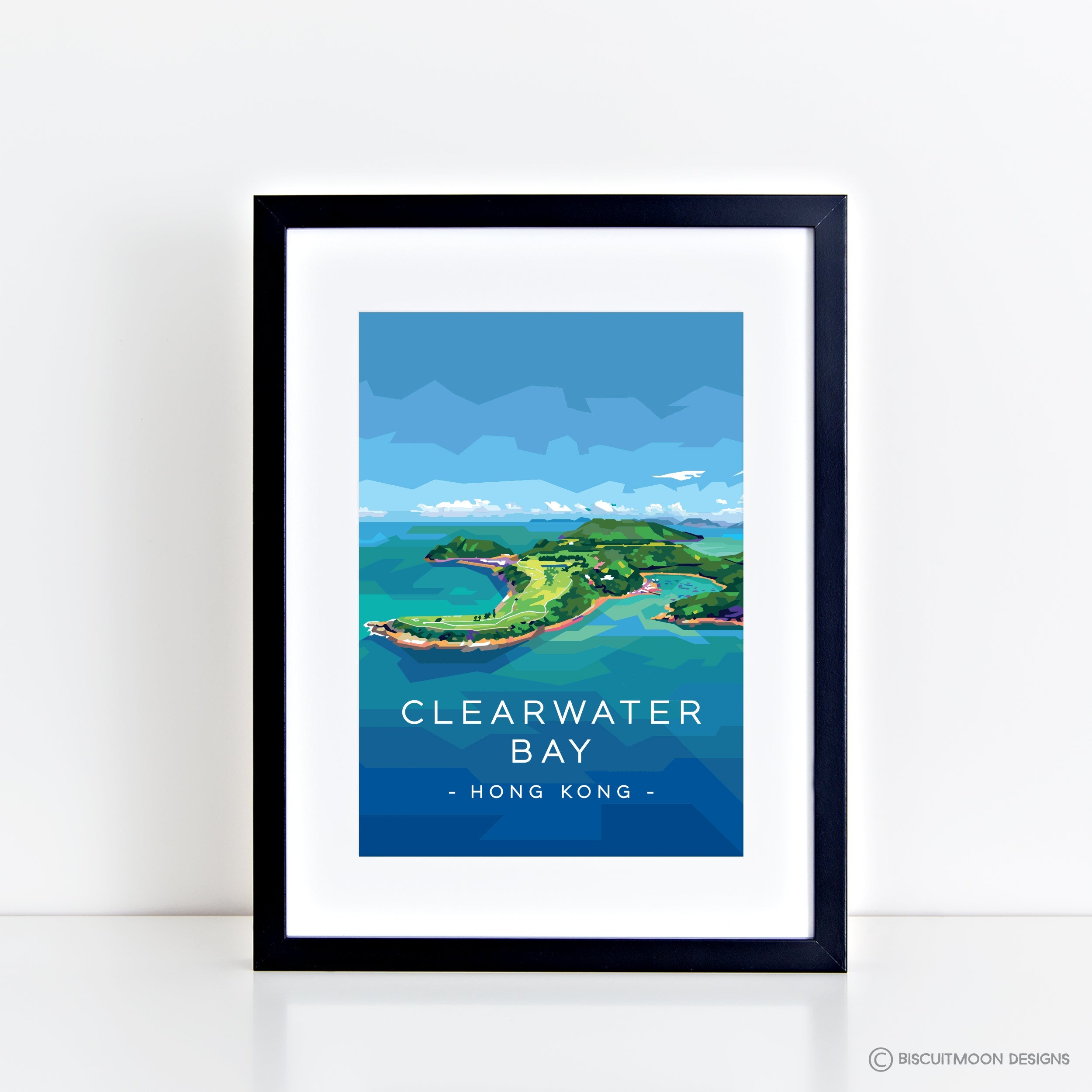 Hong Kong Travel Print - Clearwater Bay | Bookazine HK