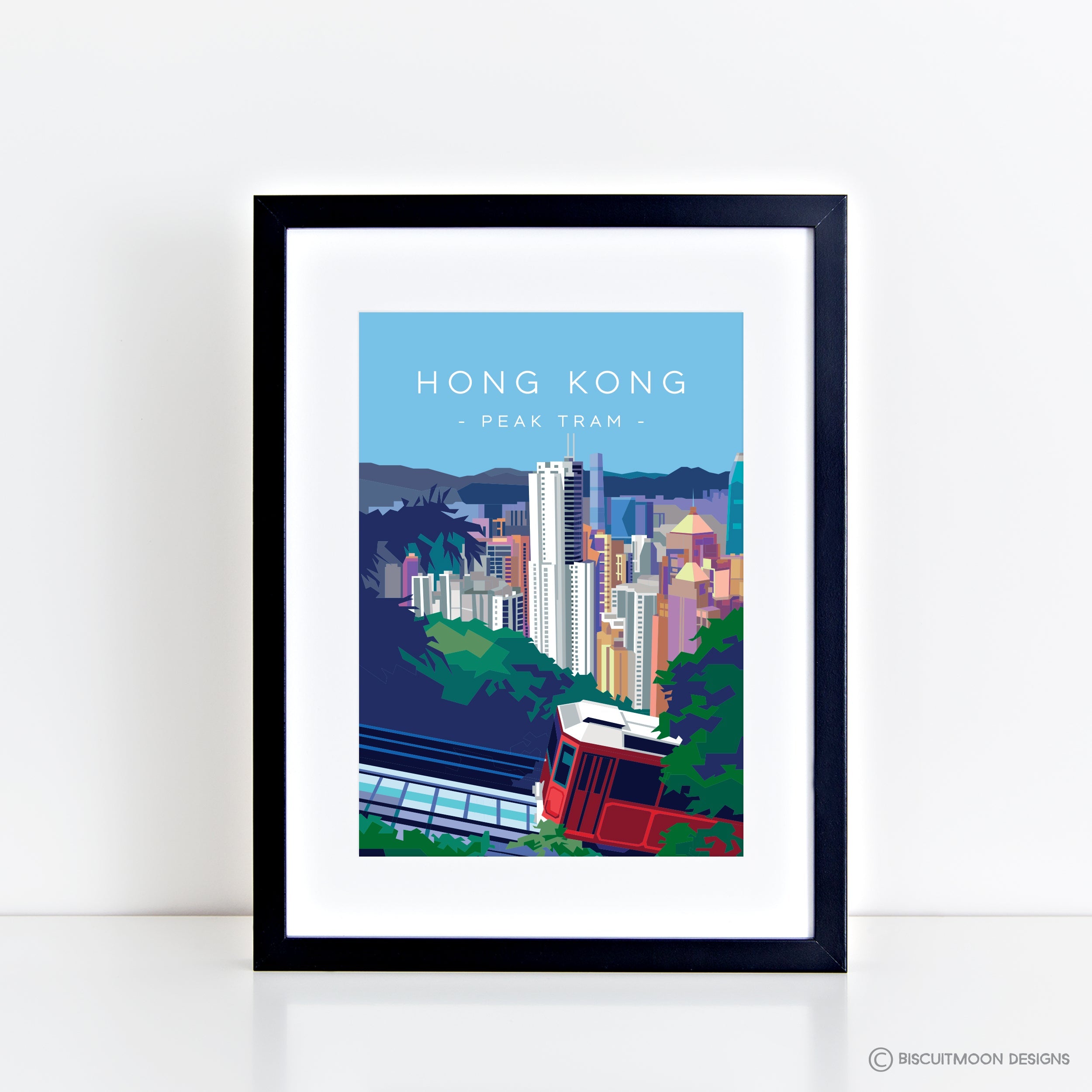Hong Kong Peak Tram Print | Bookazine HK