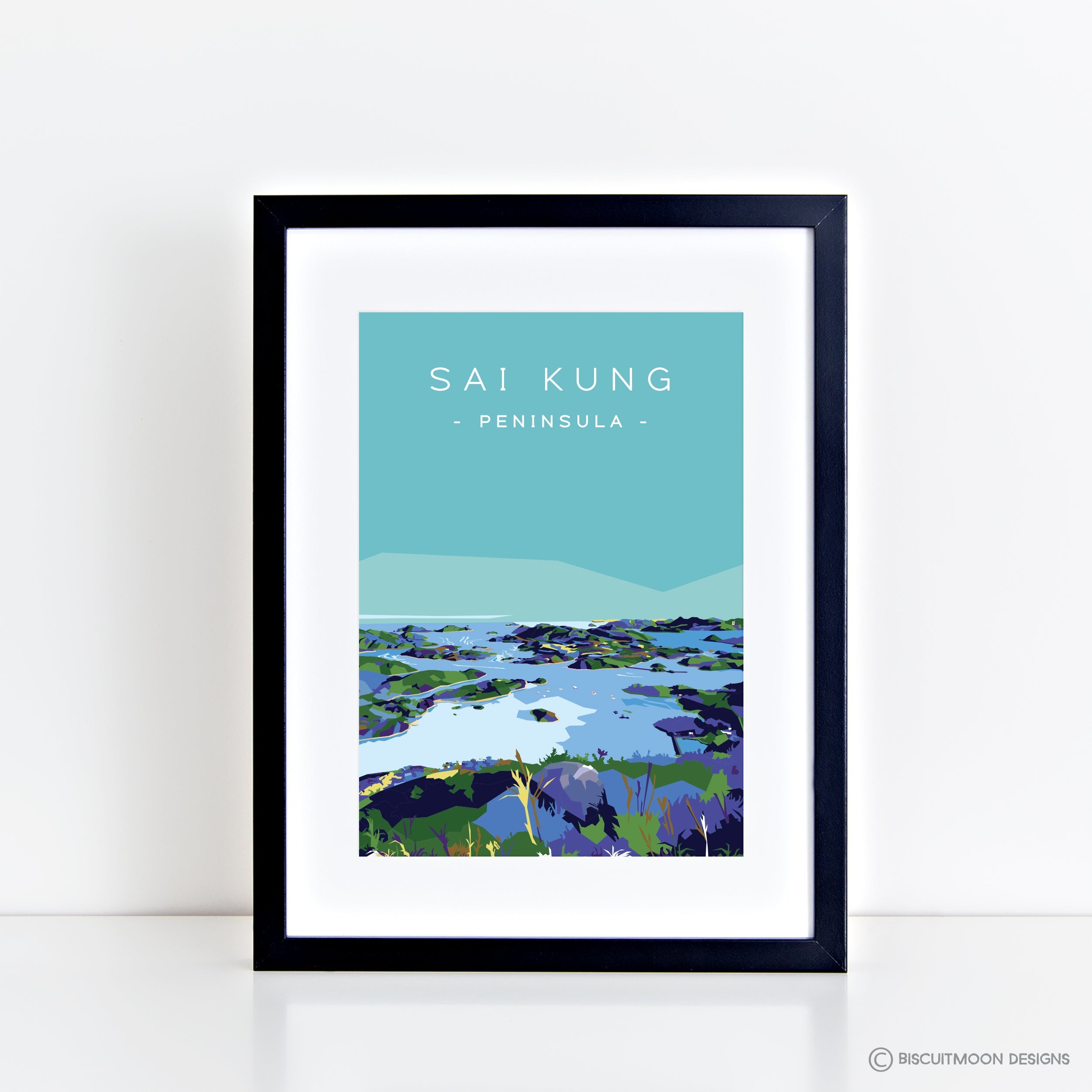 Hong Kong Travel Print - Sai Kung Peninsula | Bookazine HK