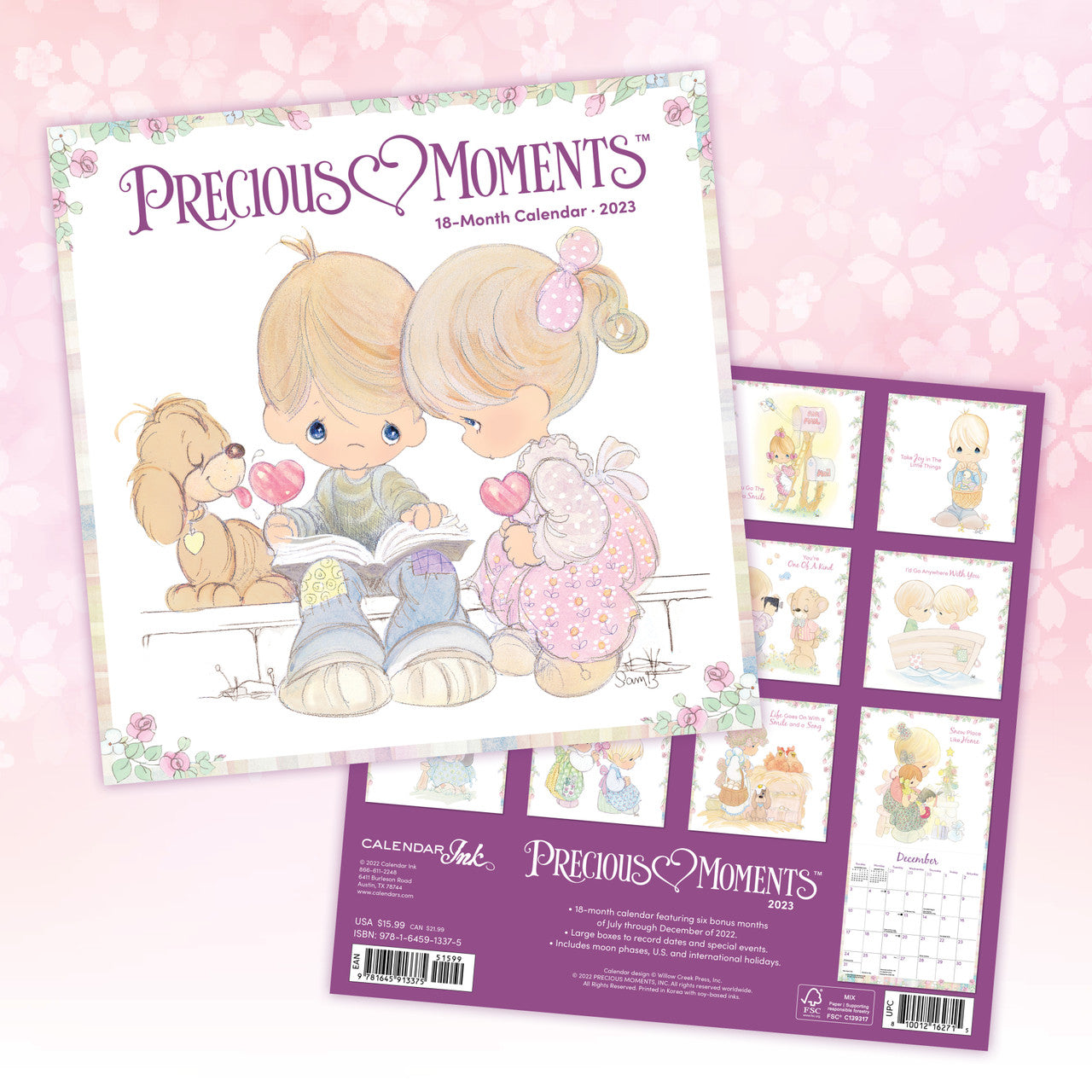 Precious Moments 2023 Wall Calendar Bookzine HK Bookazine