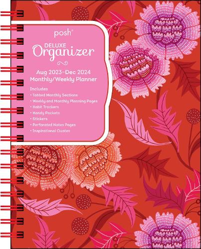 Posh: Deluxe Organizer 17-Month 2023-2024 Monthly/Weekly Softcover Planner Calendar: Dahlia Days