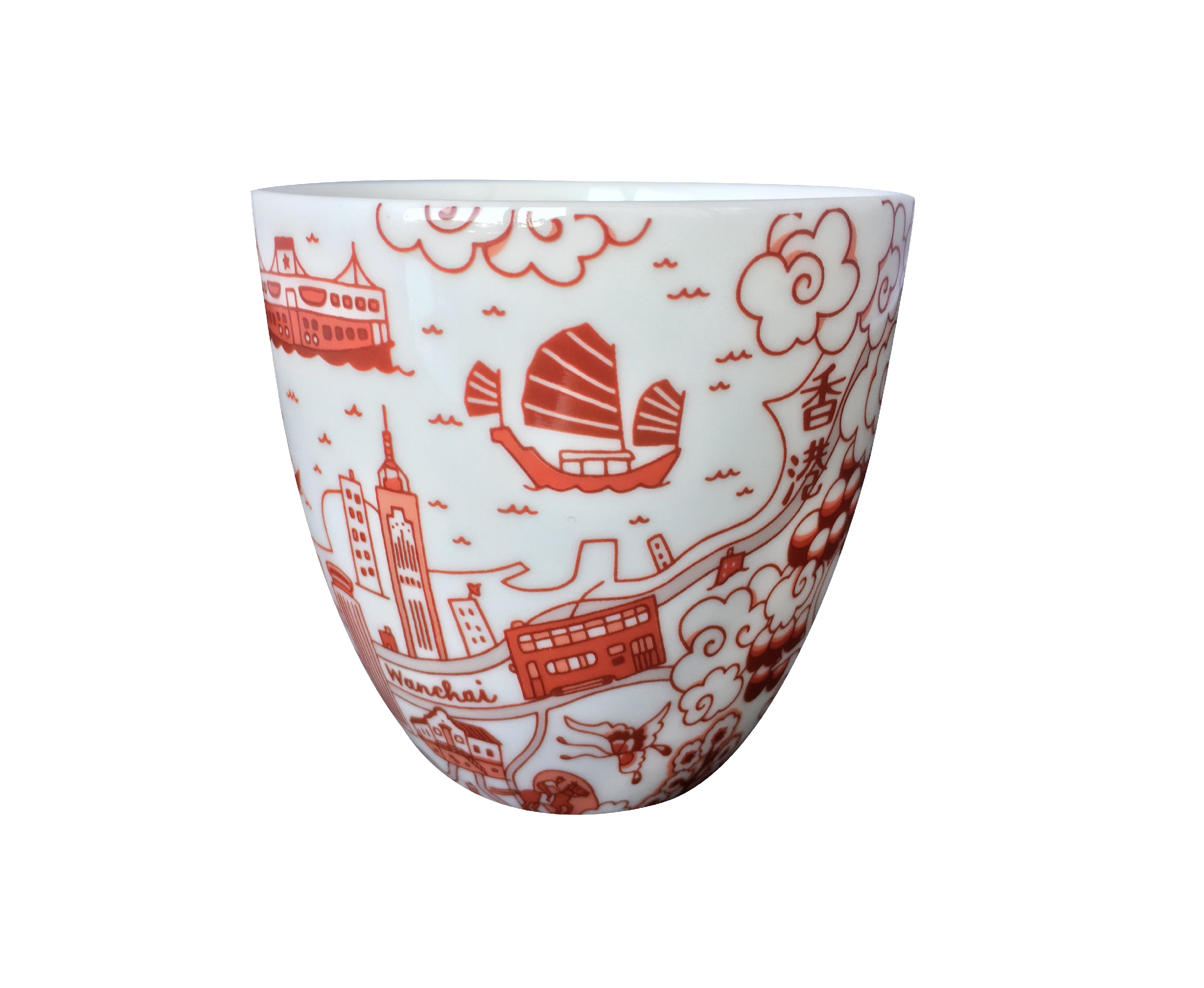 Willow Chi Tea Cup - Red| Bookazine HK