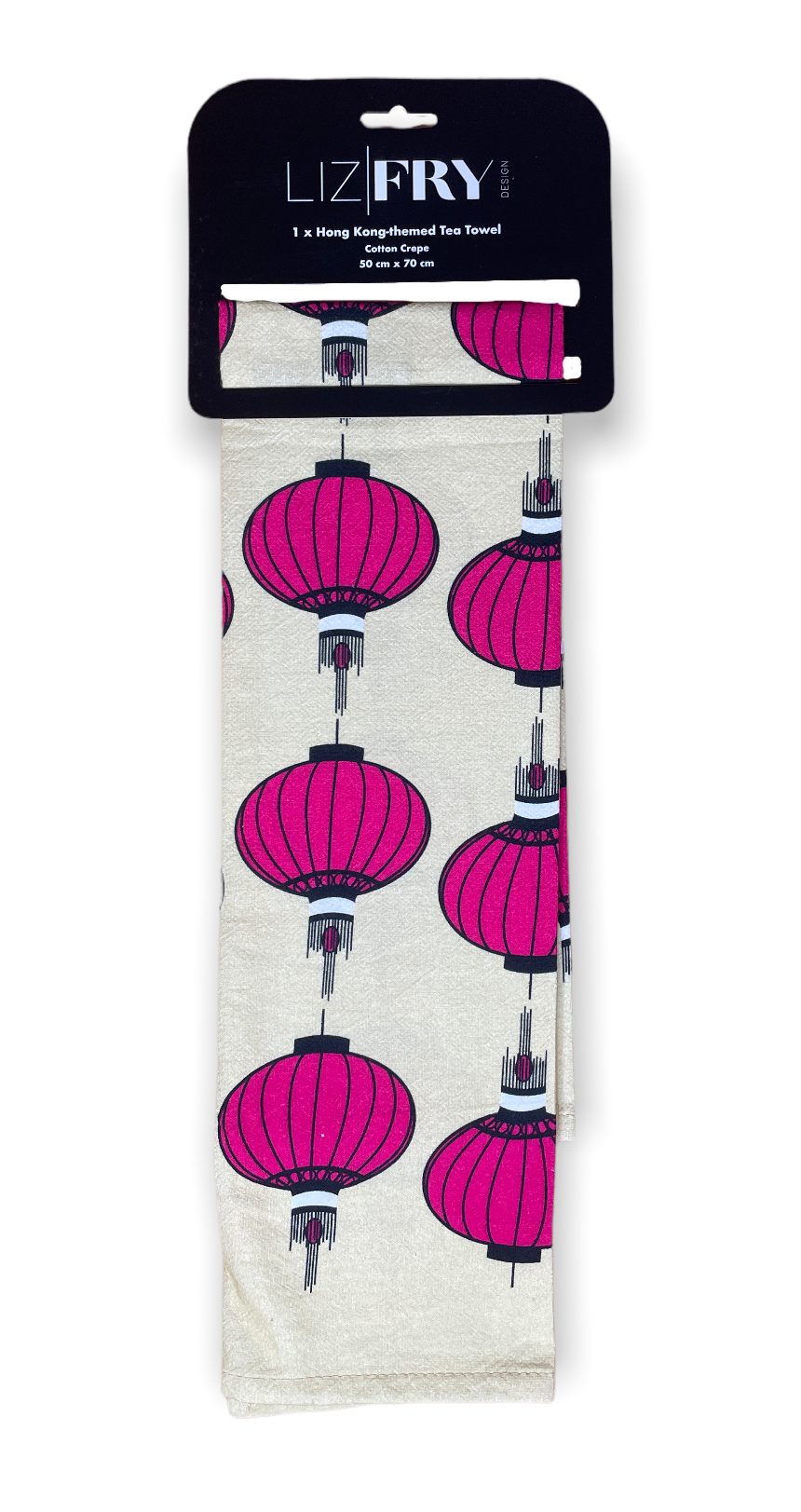 Wong Tai Sin Lanterns Tea Towel | Bookazine HK