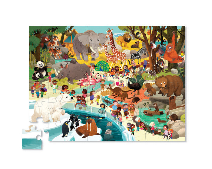 Day At The  Zoo Puzzle 48Pcs