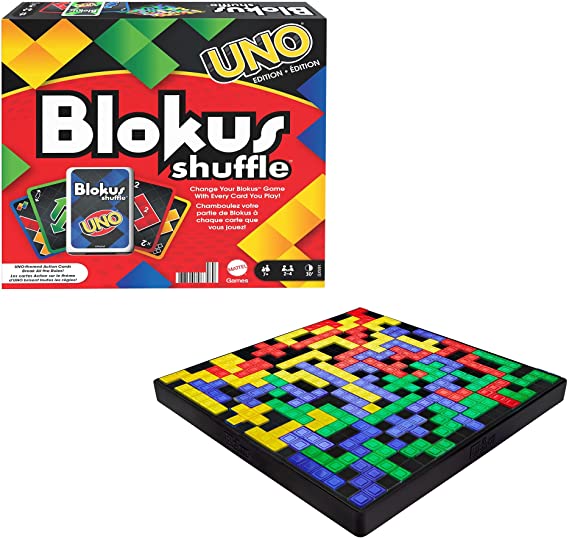 Blokus Shuffle Uno Edition Board Game