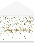 Congrats Confetti Congratulations Card - Bookazine