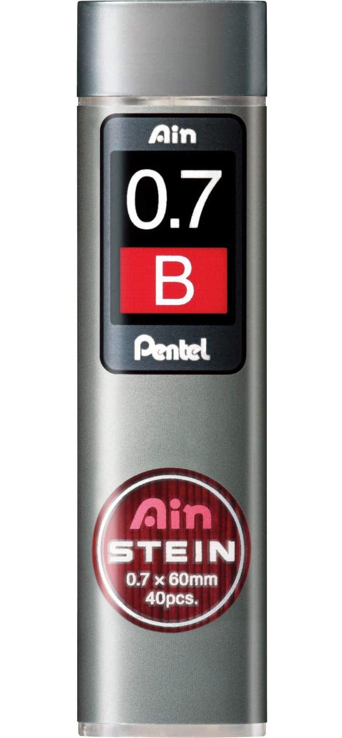 Pentel Mechanical Pencil Lead, Ain Stein, 0.7mm, B (C277-B)