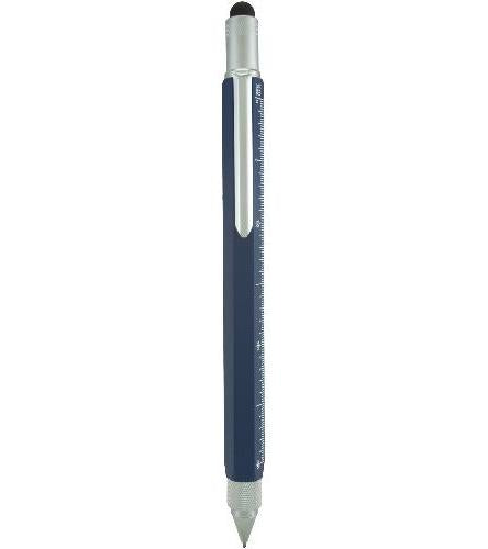 Monteverde USA One Touch Tool Stylus, 0.9 mm Pencil, Dark Blue (MV35291)