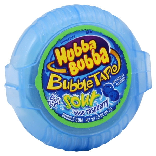 Hubba Bubba Sour Blue Raspberry Tape