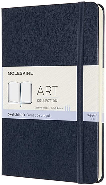Moleskine Art Sketchbook, Hard Cover, Medium (4.5 x 7) Plain