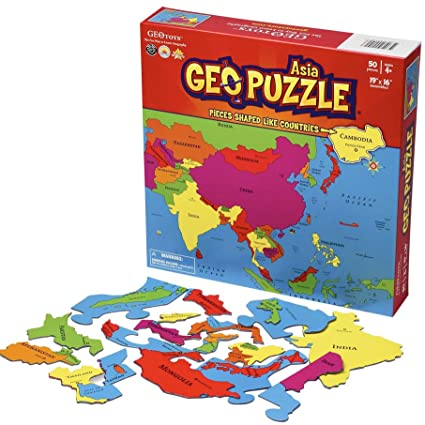 Geo Puzzle Asia