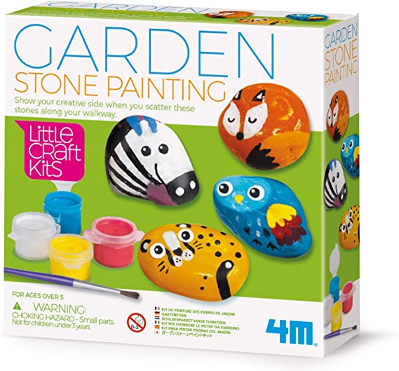 4M Little Craft Garden Stone Painting