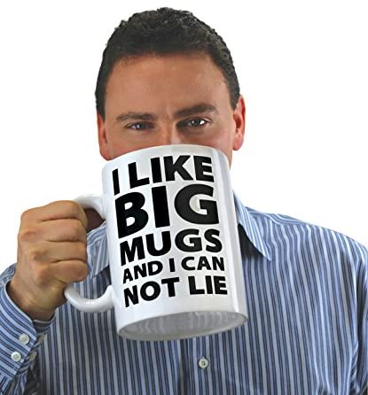 Big Mouth Toys I Like Big Mugs... Gigantic Coffee Mug