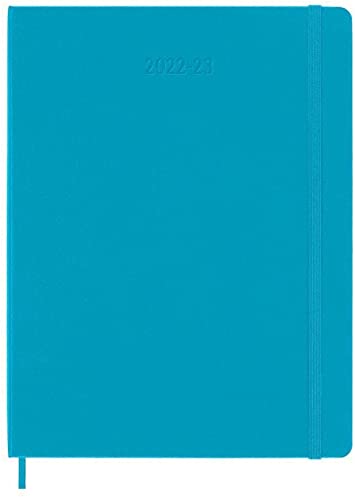 Moleskine Classic 18 Month 2022-2023 Weekly Planner, Hard Cover, XL (7.5&quot; x 9.75&quot;), Manganese Blue