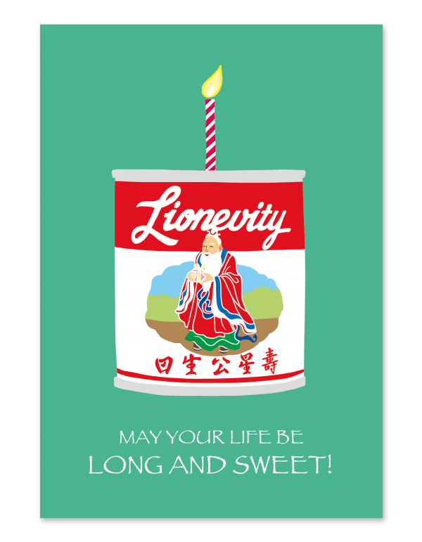 Happy Birthday Longevity Condensed Milk Card - Bookazine HK