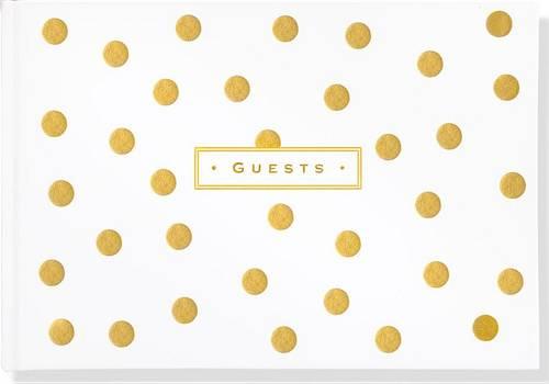 Guest Book Gold Dots