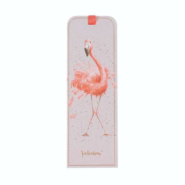 Flamingo Bookmark wrendale bookaine