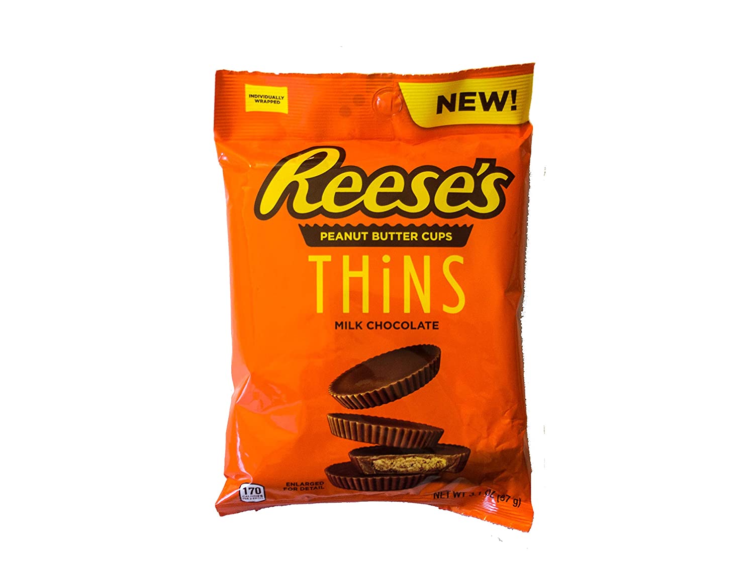 Reese&#39;s Peanut Butter Cups Thins Bag 3.1Oz