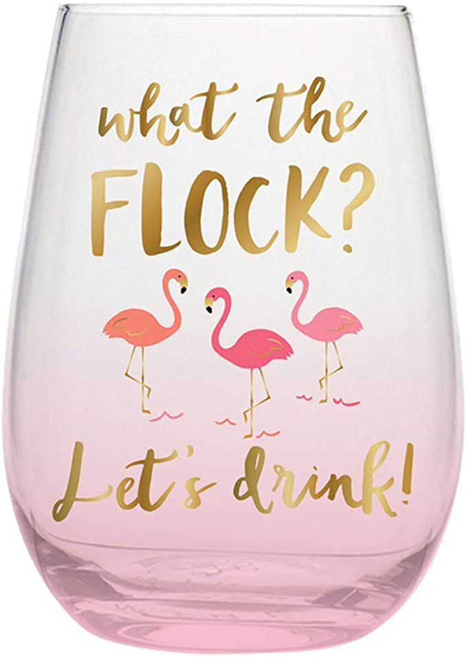 What the flock Stemless Wine Glass - Bookazine HK