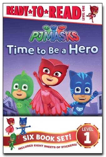 Pj Masks Ready-To-Read Value Pack: Time to Be a Hero; Pj Masks Save the Library!; Owlette and the Giving Owl; Gekko Saves the City; Power Up, Pj Masks!; Race for the Ring