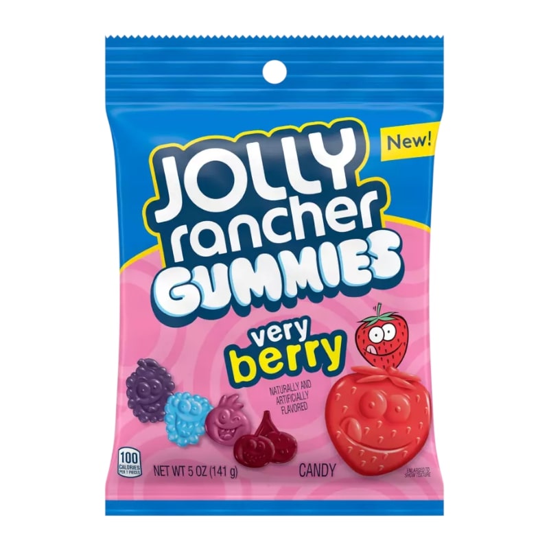 Jolly Rancher Very Berry Peg Bag 5Oz