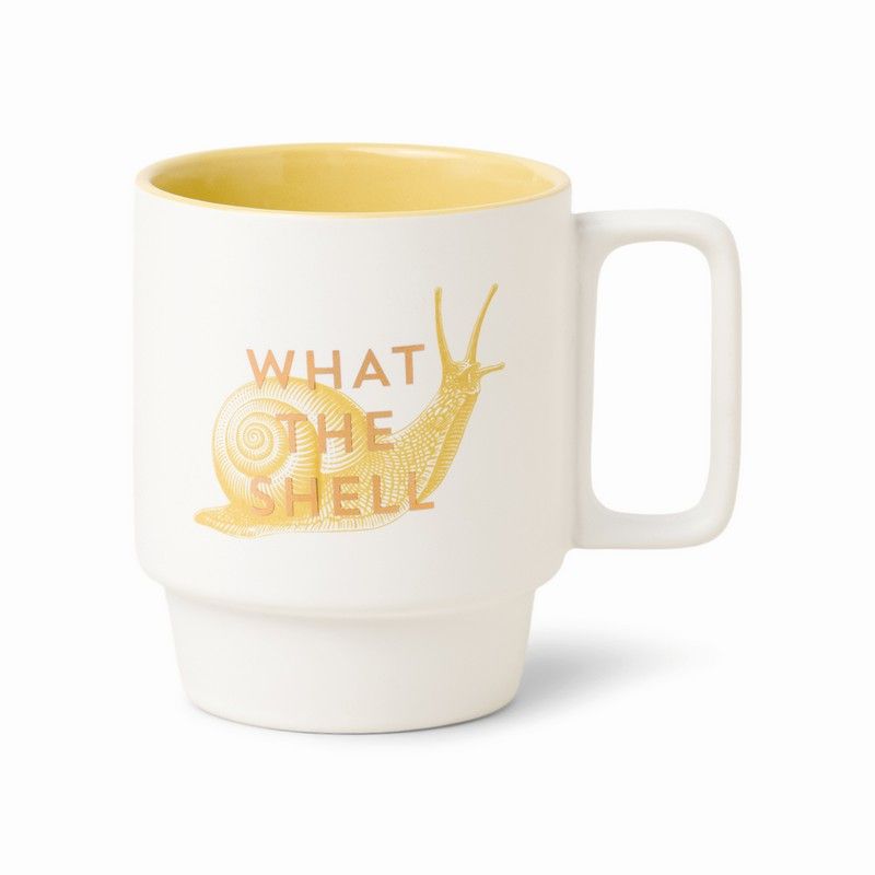 What The Shell Vintage Sass Ceramic Mug - Bookazine