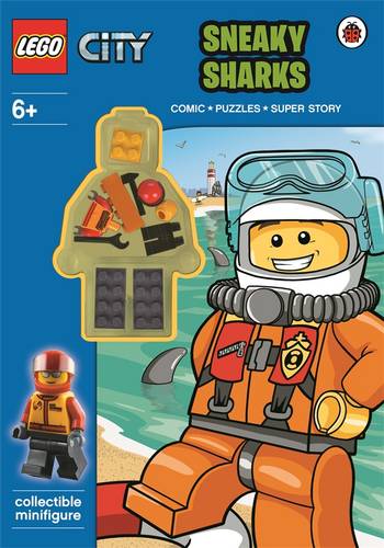 LEGO CITY: Sneaky Sharks Activity Book with Minifigure