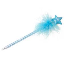 Feather Pen Star Blue