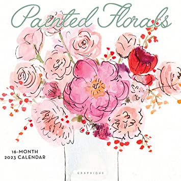 Painted Florals 2023 Wall Calendar | Bookazine HK