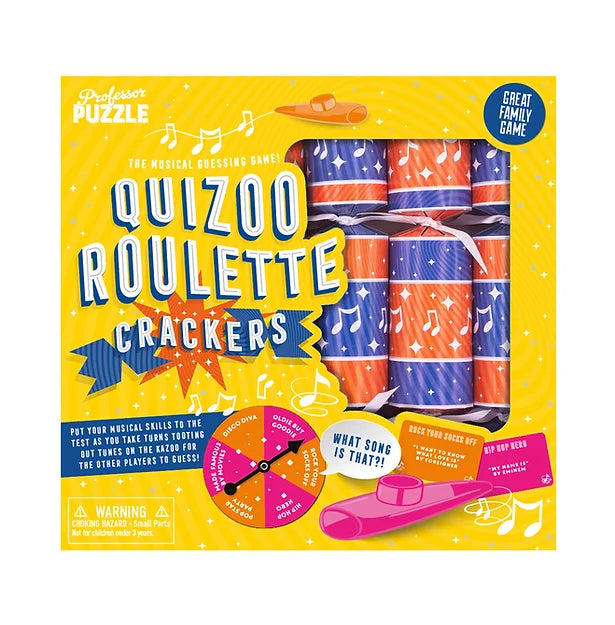 Quizoo Roulette Crackers Pack Of 6