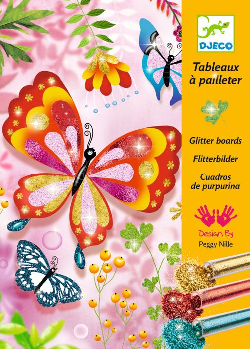 Lga Butterflies Glitter Board Craft Kit