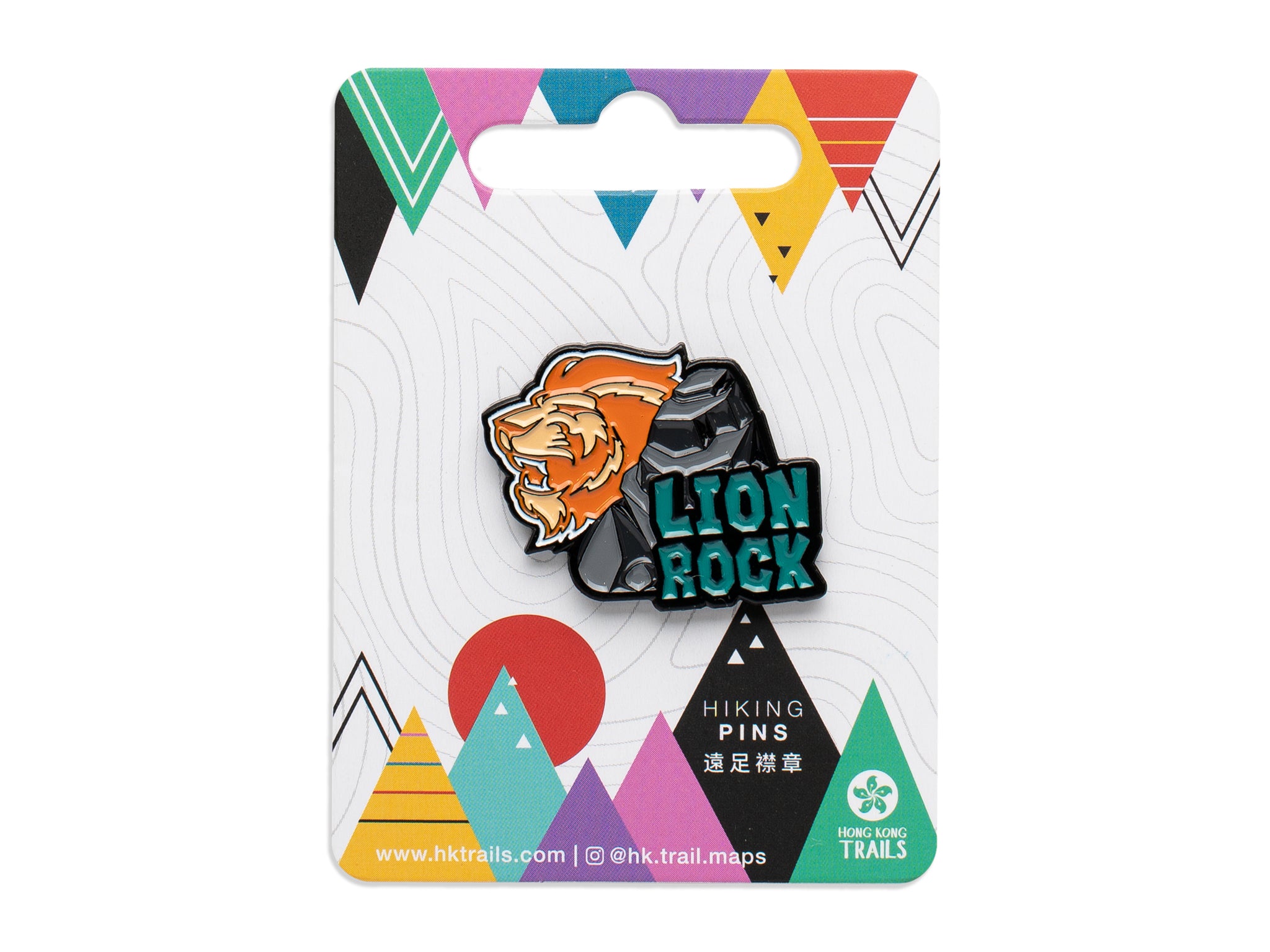 Lion Rock Enamel Pin | Bookazine HK