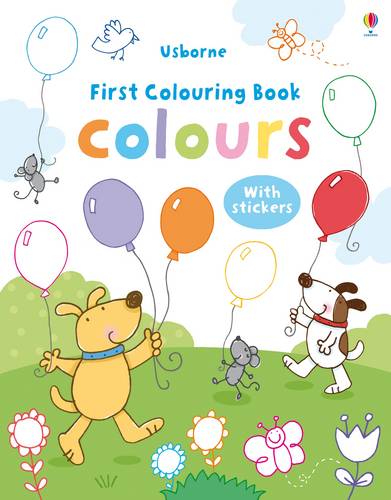 Colours Colouring Book with Stickers