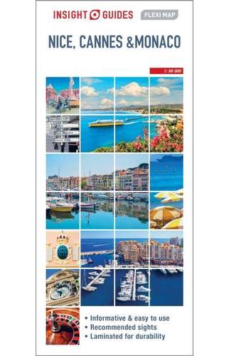 Insight Flexi Map Nice, Cannes and Monaco Map